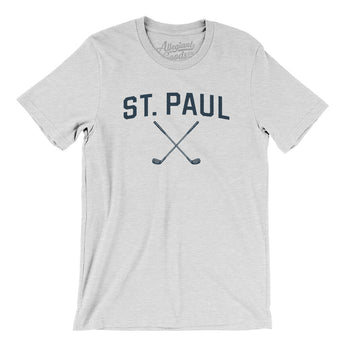 St. Paul Golf Men/Unisex T-Shirt-Ash-Allegiant Goods Co. Vintage Sports Apparel