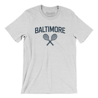 Baltimore Tennis Men/Unisex T-Shirt-Ash-Allegiant Goods Co. Vintage Sports Apparel
