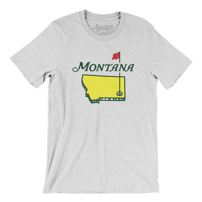 Montana Golf Men/Unisex T-Shirt-Ash-Allegiant Goods Co. Vintage Sports Apparel