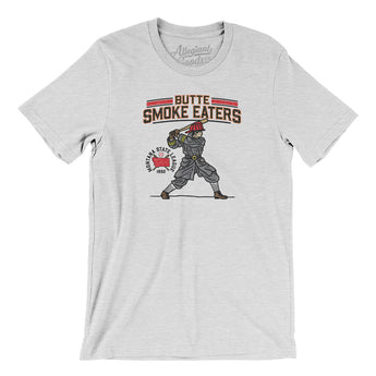 Butte Smoke Eaters Men/Unisex T-Shirt-Ash-Allegiant Goods Co. Vintage Sports Apparel