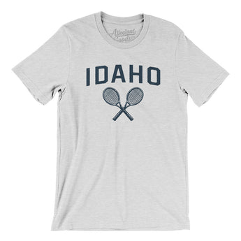 Idaho Tennis Men/Unisex T-Shirt-Ash-Allegiant Goods Co. Vintage Sports Apparel