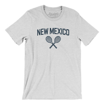 New Mexico Tennis Men/Unisex T-Shirt-Ash-Allegiant Goods Co. Vintage Sports Apparel