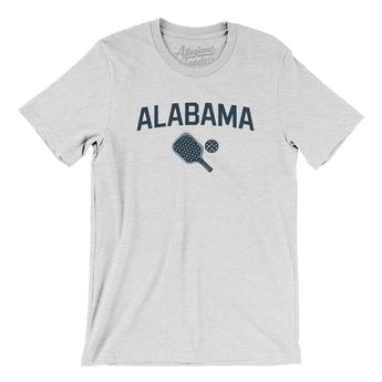 Alabama Pickleball Men/Unisex T-Shirt-Ash-Allegiant Goods Co. Vintage Sports Apparel