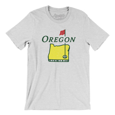 Oregon Golf Men/Unisex T-Shirt-Ash-Allegiant Goods Co. Vintage Sports Apparel