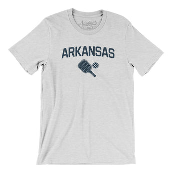 Arkansas Pickleball Men/Unisex T-Shirt-Ash-Allegiant Goods Co. Vintage Sports Apparel