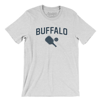 Buffalo Pickleball Men/Unisex T-Shirt-Ash-Allegiant Goods Co. Vintage Sports Apparel