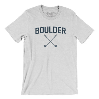 Boulder Golf Men/Unisex T-Shirt-Ash-Allegiant Goods Co. Vintage Sports Apparel