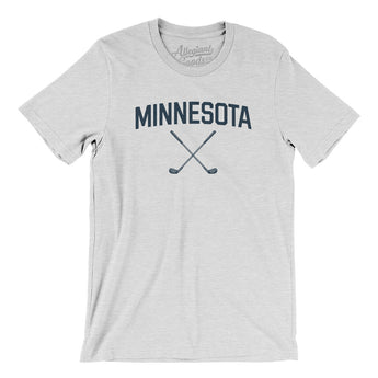 Minnesota Golf Men/Unisex T-Shirt-Ash-Allegiant Goods Co. Vintage Sports Apparel
