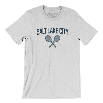 Salt Lake City Tennis Men/Unisex T-Shirt-Ash-Allegiant Goods Co. Vintage Sports Apparel