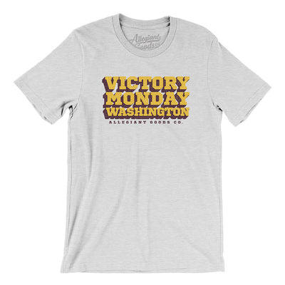 Victory Monday Washington Men/Unisex T-Shirt-Ash-Allegiant Goods Co. Vintage Sports Apparel