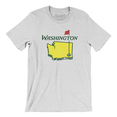 Washington Golf Men/Unisex T-Shirt-Ash-Allegiant Goods Co. Vintage Sports Apparel