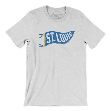 St Louis Pennant Men/Unisex T-Shirt-Allegiant Goods Co. Vintage Sports Apparel