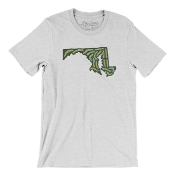 Maryland Golf Course Men/Unisex T-Shirt-Ash-Allegiant Goods Co. Vintage Sports Apparel