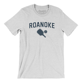 Roanoke Pickleball Men/Unisex T-Shirt-Ash-Allegiant Goods Co. Vintage Sports Apparel
