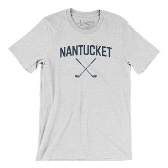 Nantucket Golf Men/Unisex T-Shirt-Ash-Allegiant Goods Co. Vintage Sports Apparel