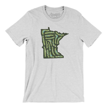 Minnesota Golf Course Men/Unisex T-Shirt-Ash-Allegiant Goods Co. Vintage Sports Apparel