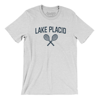 Lake Placid Tennis Men/Unisex T-Shirt-Ash-Allegiant Goods Co. Vintage Sports Apparel