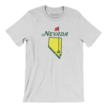 Nevada Golf Men/Unisex T-Shirt-Ash-Allegiant Goods Co. Vintage Sports Apparel