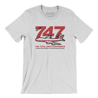 747 Club Buffalo Rochester Men/Unisex T-Shirt-Ash-Allegiant Goods Co. Vintage Sports Apparel