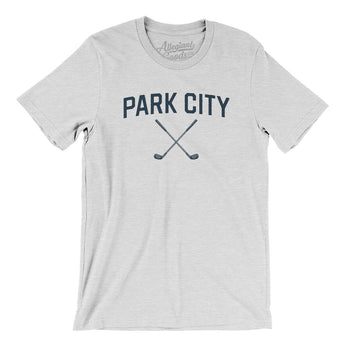 Park City Golf Men/Unisex T-Shirt-Ash-Allegiant Goods Co. Vintage Sports Apparel