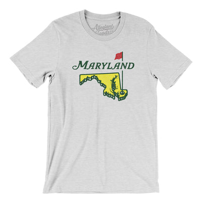 Maryland Golf Men/Unisex T-Shirt-Ash-Allegiant Goods Co. Vintage Sports Apparel