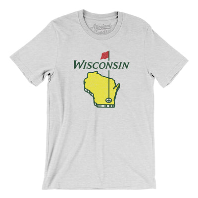 Wisconsin Golf Men/Unisex T-Shirt-Ash-Allegiant Goods Co. Vintage Sports Apparel