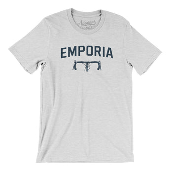 Emporia Cycling Men/Unisex T-Shirt-Ash-Allegiant Goods Co. Vintage Sports Apparel