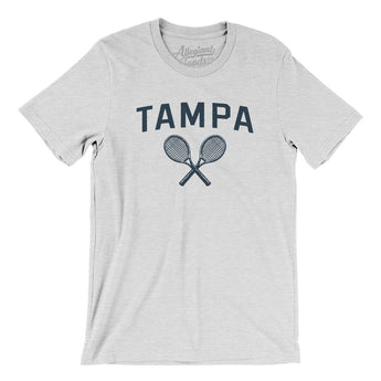 Tampa Tennis Men/Unisex T-Shirt-Ash-Allegiant Goods Co. Vintage Sports Apparel
