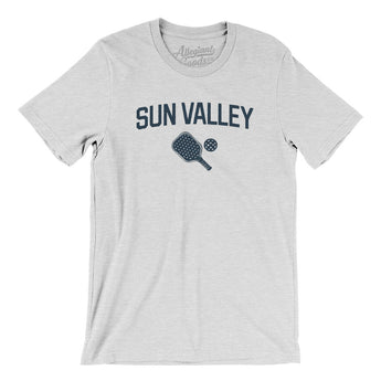 Sun Valley Pickleball Men/Unisex T-Shirt-Ash-Allegiant Goods Co. Vintage Sports Apparel