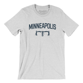Minneapolis Cycling Men/Unisex T-Shirt-Ash-Allegiant Goods Co. Vintage Sports Apparel