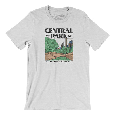 Central Park Men/Unisex T-Shirt-Ash-Allegiant Goods Co. Vintage Sports Apparel