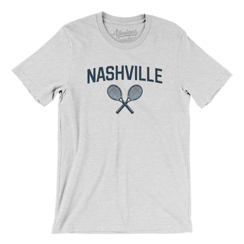 Nashville Tennis Men/Unisex T-Shirt-Ash-Allegiant Goods Co. Vintage Sports Apparel