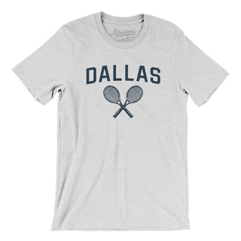 Dallas Tennis Men/Unisex T-Shirt-Ash-Allegiant Goods Co. Vintage Sports Apparel