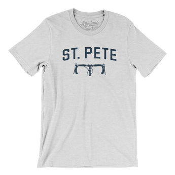 St. Pete Cycling Men/Unisex T-Shirt-Ash-Allegiant Goods Co. Vintage Sports Apparel