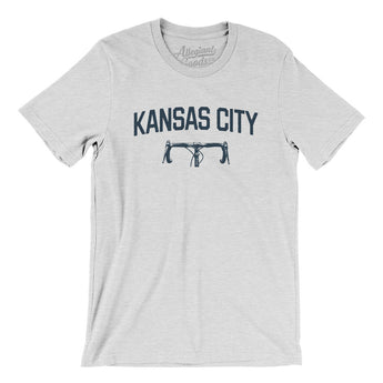 Kansas City Cycling Men/Unisex T-Shirt-Ash-Allegiant Goods Co. Vintage Sports Apparel