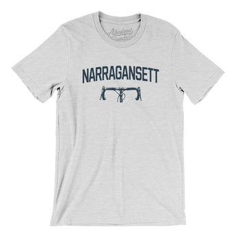Narrangansett Cycling Men/Unisex T-Shirt-Ash-Allegiant Goods Co. Vintage Sports Apparel