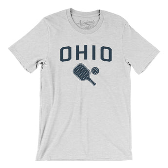 Ohio Pickleball Men/Unisex T-Shirt-Ash-Allegiant Goods Co. Vintage Sports Apparel