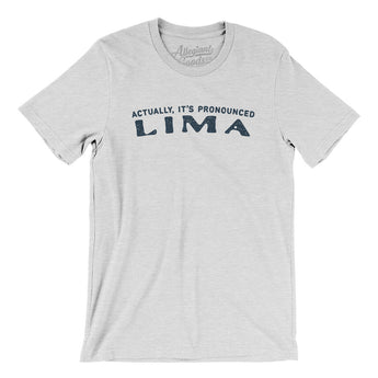 Actually It's Pronounced Lima Men/Unisex T-Shirt-Ash-Allegiant Goods Co. Vintage Sports Apparel