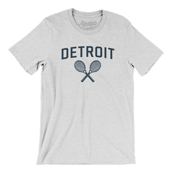 Detroit Tennis Men/Unisex T-Shirt-Ash-Allegiant Goods Co. Vintage Sports Apparel