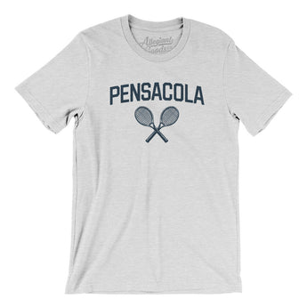 Pensacola Tennis Men/Unisex T-Shirt-Ash-Allegiant Goods Co. Vintage Sports Apparel