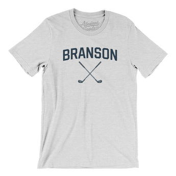 Branson Golf Men/Unisex T-Shirt-Ash-Allegiant Goods Co. Vintage Sports Apparel