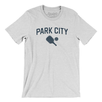 Park City Pickleball Men/Unisex T-Shirt-Ash-Allegiant Goods Co. Vintage Sports Apparel
