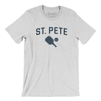 St. Pete Pickleball Men/Unisex T-Shirt-Ash-Allegiant Goods Co. Vintage Sports Apparel