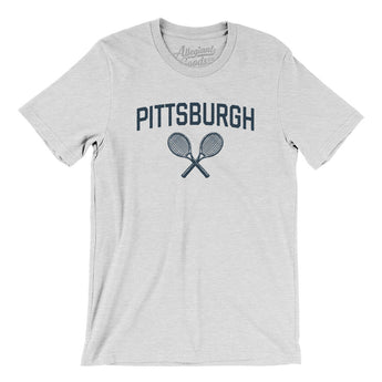 Pittsburgh Tennis Men/Unisex T-Shirt-Ash-Allegiant Goods Co. Vintage Sports Apparel