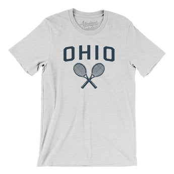 Ohio Tennis Men/Unisex T-Shirt-Ash-Allegiant Goods Co. Vintage Sports Apparel