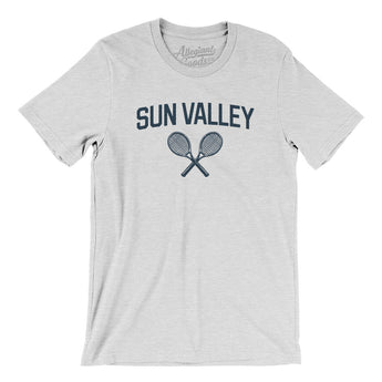 Sun Valley Tennis Men/Unisex T-Shirt-Ash-Allegiant Goods Co. Vintage Sports Apparel