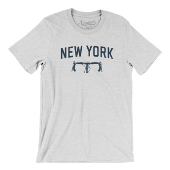 New York Cycling Men/Unisex T-Shirt-Ash-Allegiant Goods Co. Vintage Sports Apparel