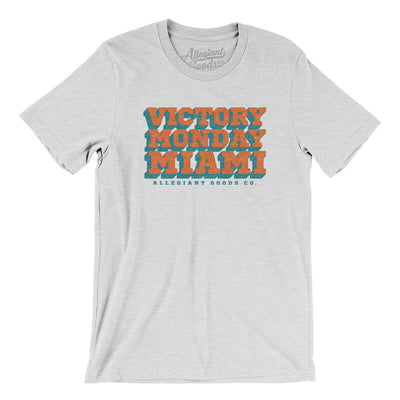 Victory Monday Miami Men/Unisex T-Shirt-Ash-Allegiant Goods Co. Vintage Sports Apparel