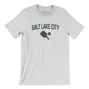 Salt Lake City Pickleball Men/Unisex T-Shirt-Ash-Allegiant Goods Co. Vintage Sports Apparel