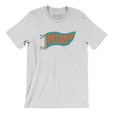 Miami Pennant Men/Unisex T-Shirt-Allegiant Goods Co. Vintage Sports Apparel